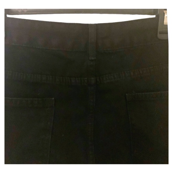 Skirt Black Denim Mid Rise Mini Skirt Shein NEW WITHOUT TAGS Size L - Picture 12 of 13